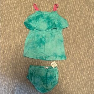 Splendid Teal and Pink Kids Casual Dress 12-18M